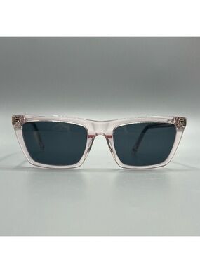 Muse Transparent Pink Square Sunglasses